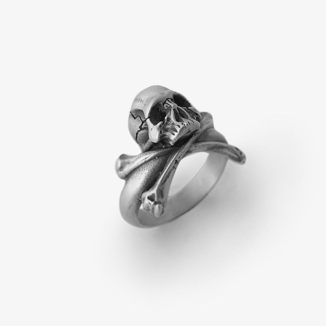 Anello Jolly Roger Argento - Mama Schwaz