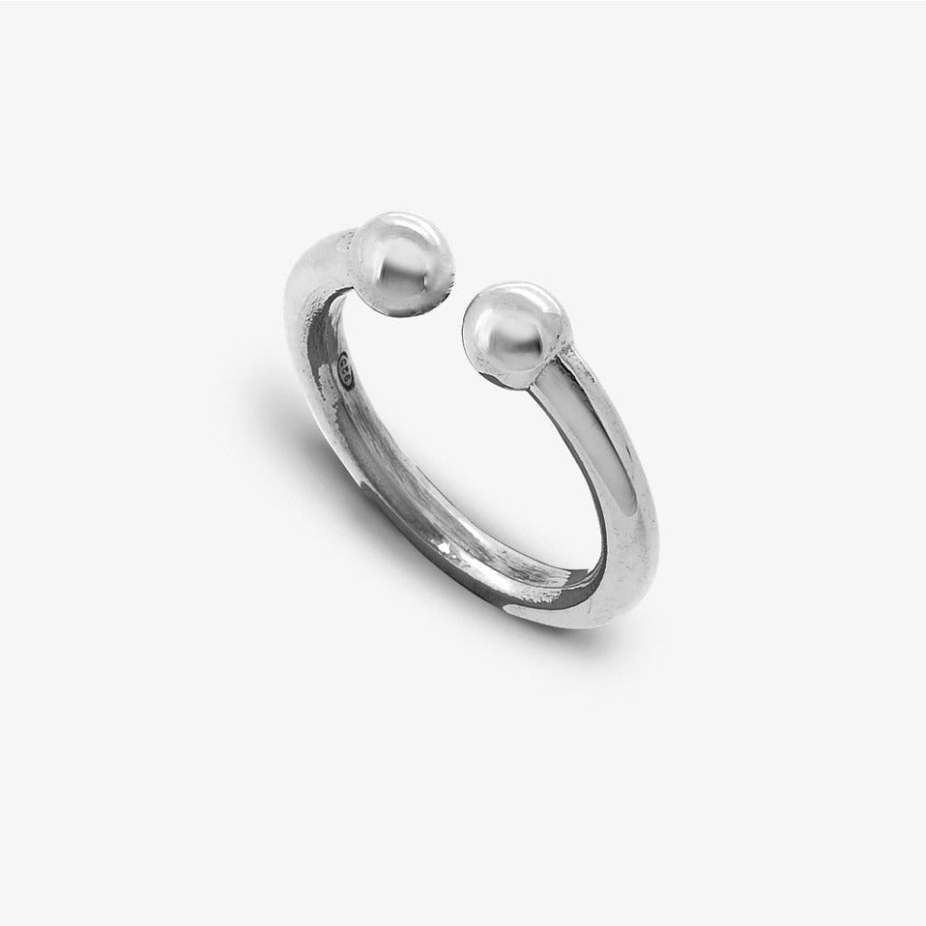 Anello Piercing Grande Argento