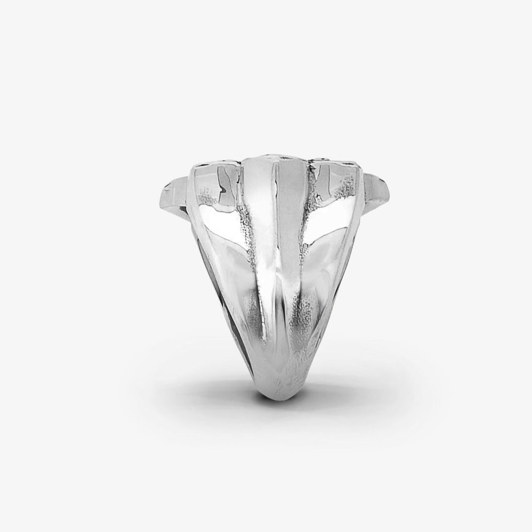 Anello Mandala Grande Argento