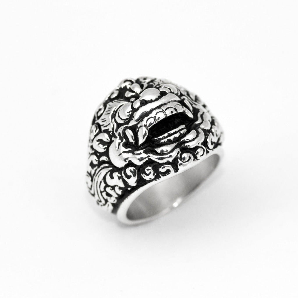 Anello Barong Old Argento