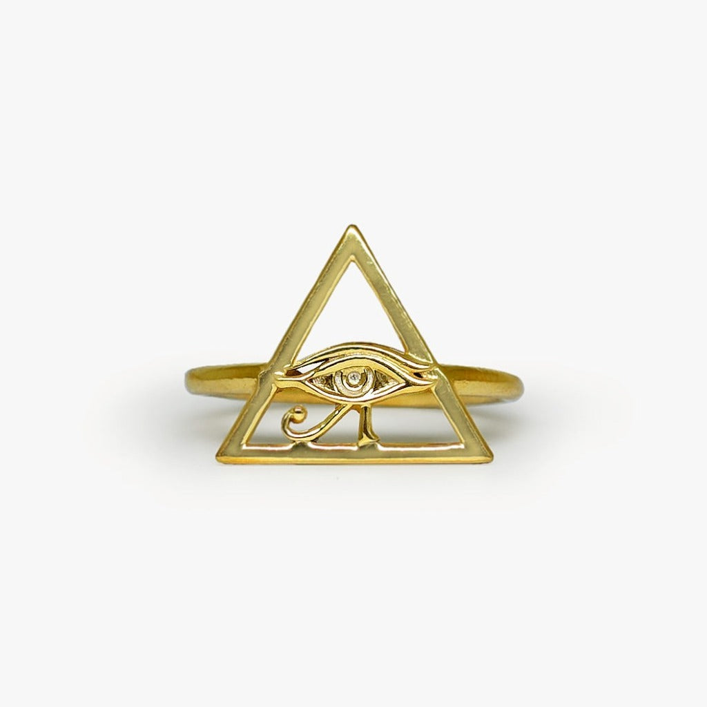 Anello Occhio di Ra Oro