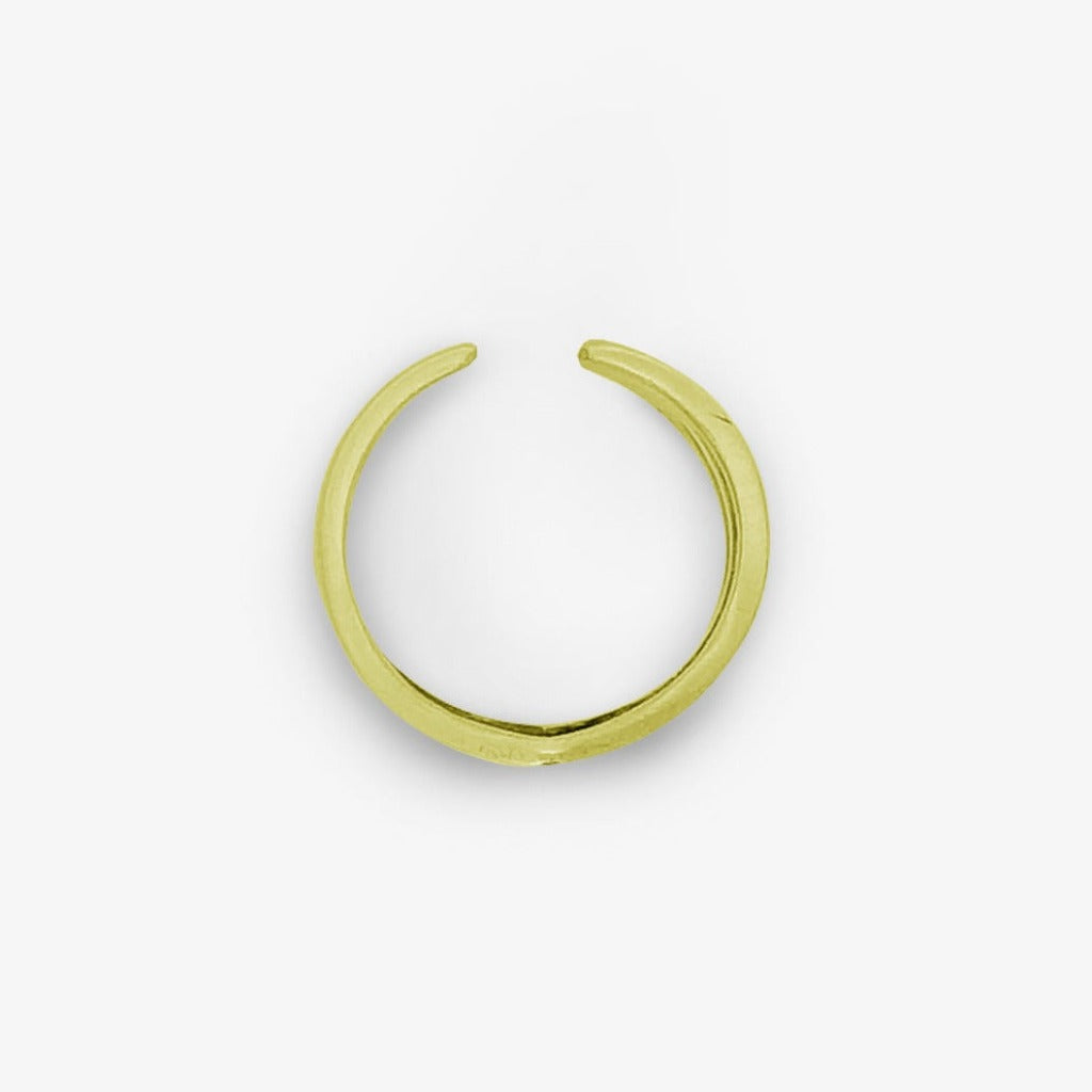 Anello Metà Dito a Punta Tripla Oro