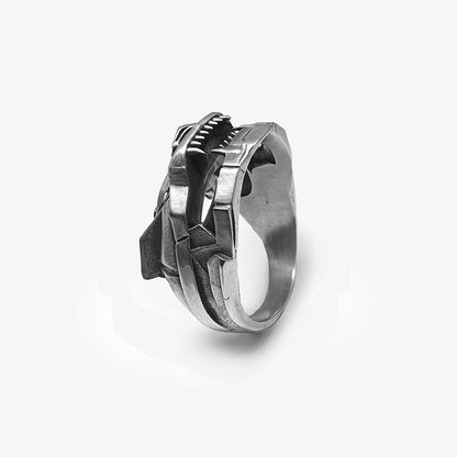 Anello Red Lion Argento - Mama Schwaz