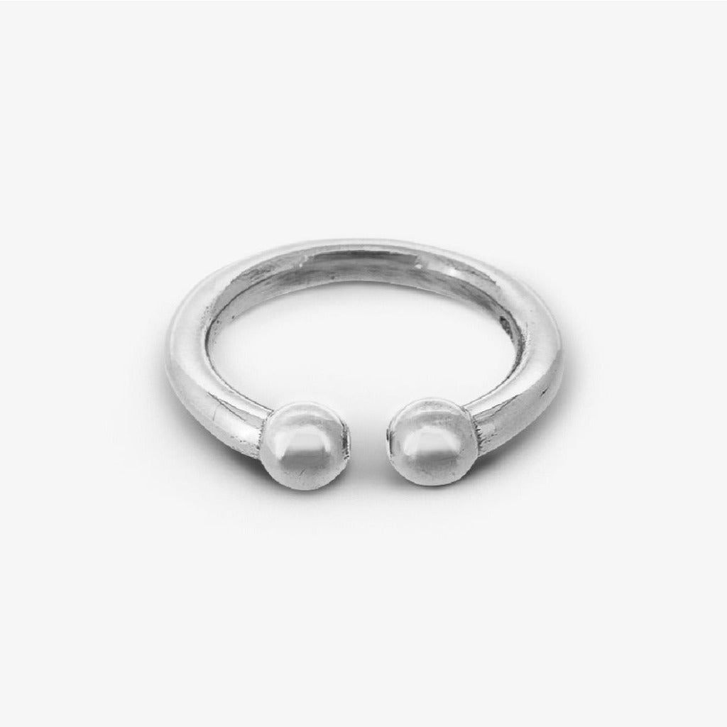 Anello Piercing Grande Argento