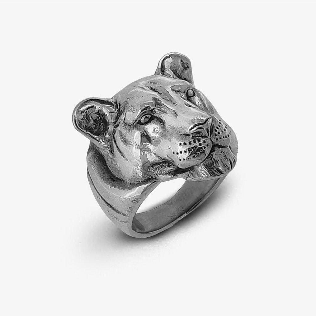 Anello Leonessa Grande Argento