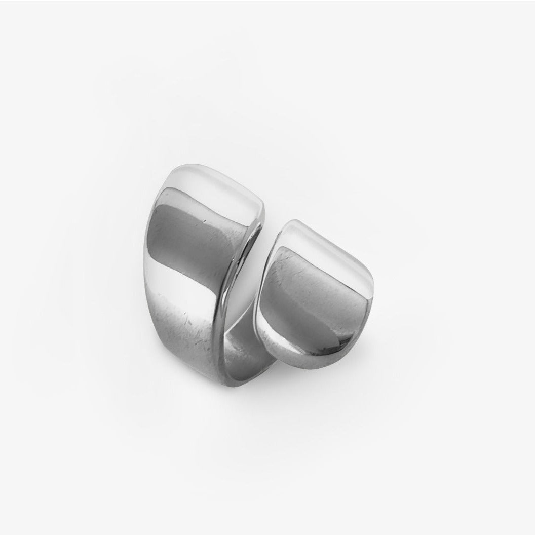 Anello Contrarié Lucido Argento