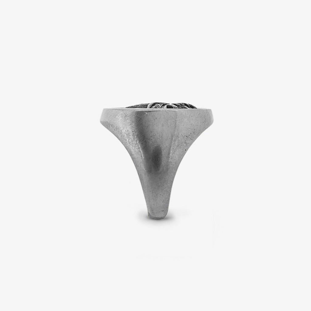 Anello Teschio Indiano Argento