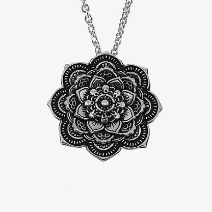 Ciondolo Mandala Argento
