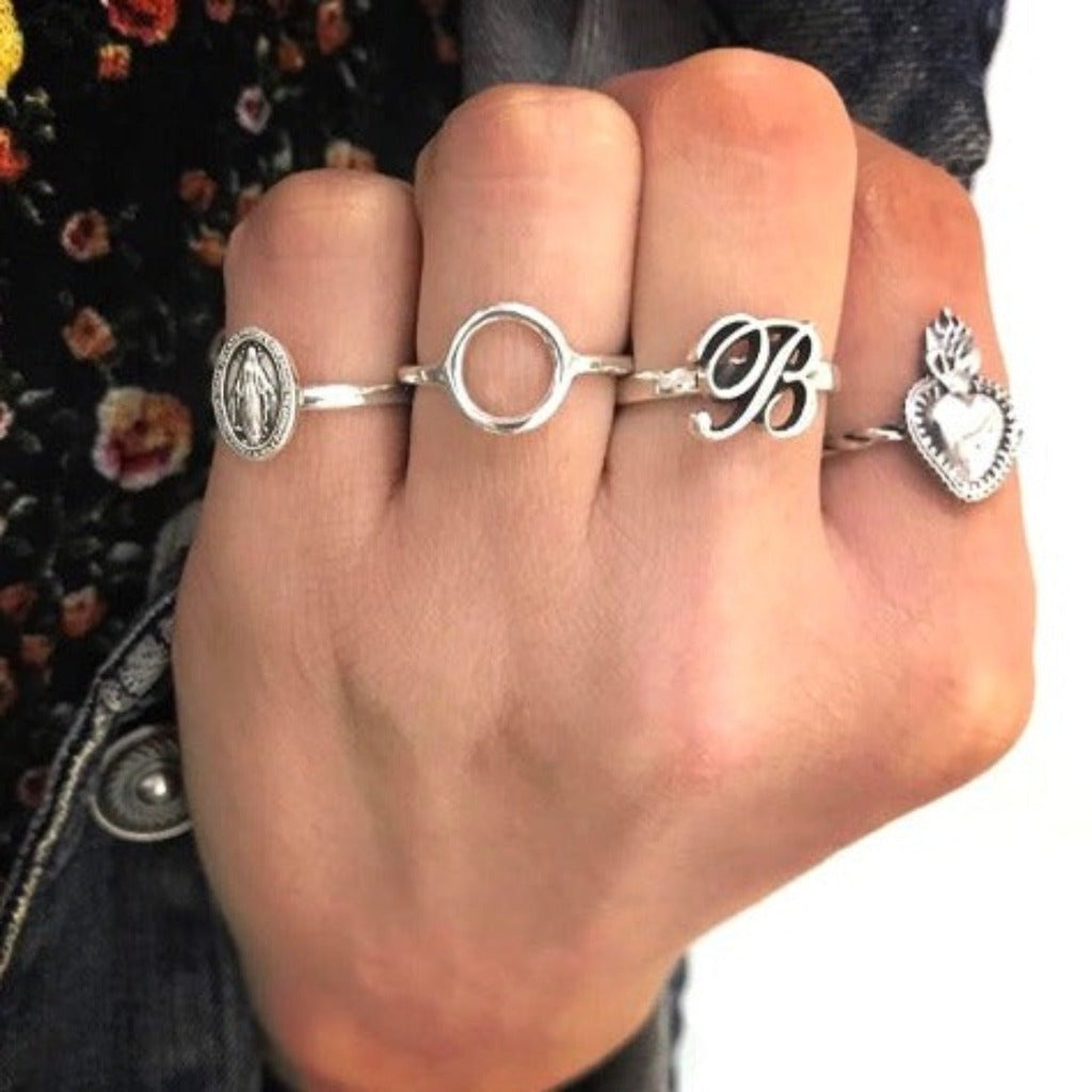 Anello Madonnina Argento