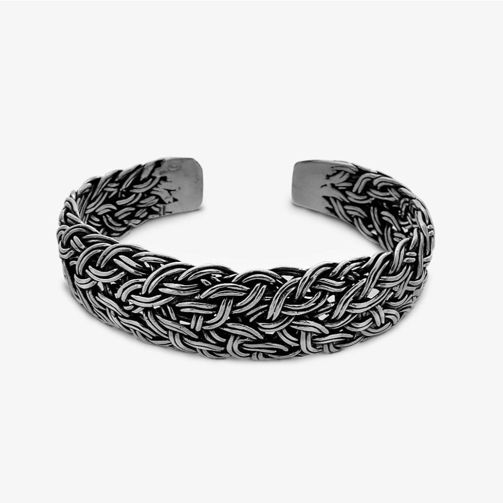 Bracciale Fili Intrecciati Argento