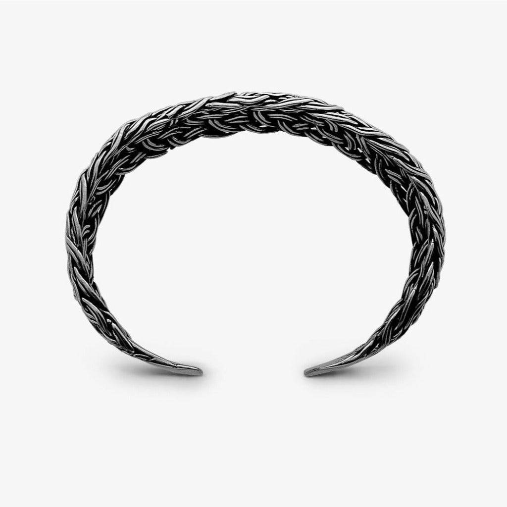 Bracciale Fili Intrecciati Argento