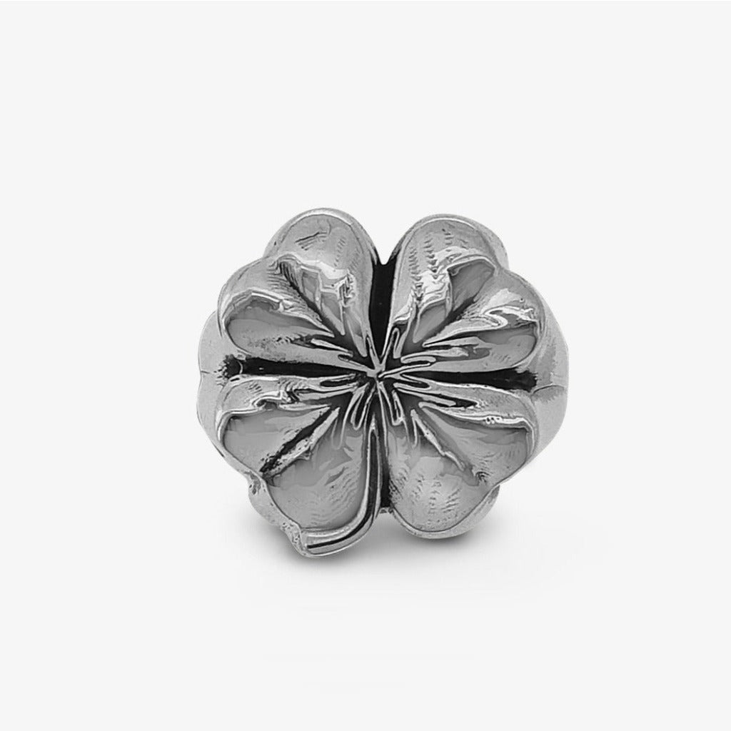 Anello Quadrifoglio Argento