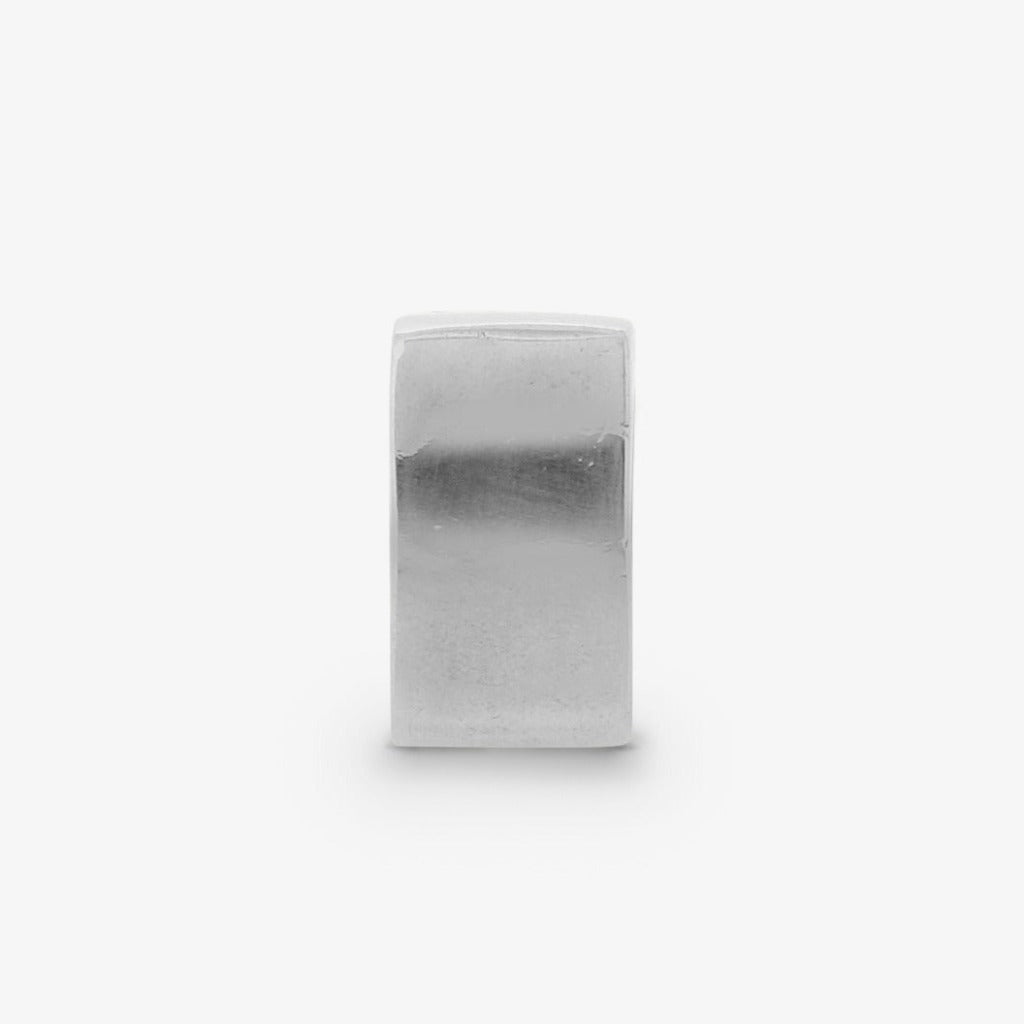 Anello Fascia Quadrata personalizzabile con Incisione Argento