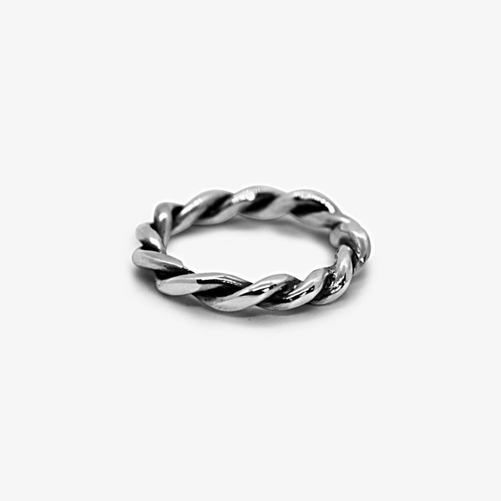 Anello Intrecciato Argento