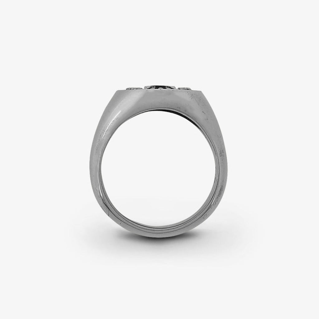 Anello Stemma Milano Argento