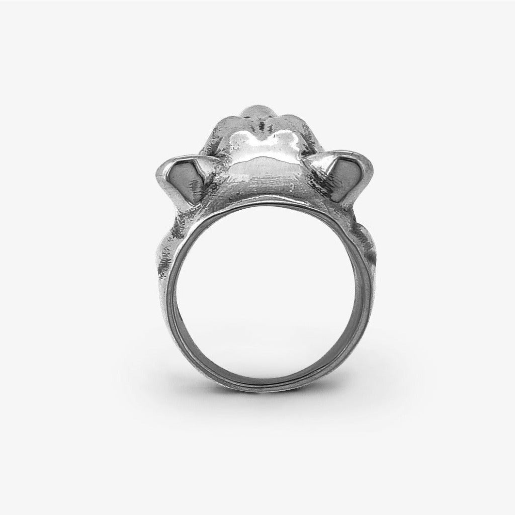 Anello Leonessa Grande Argento