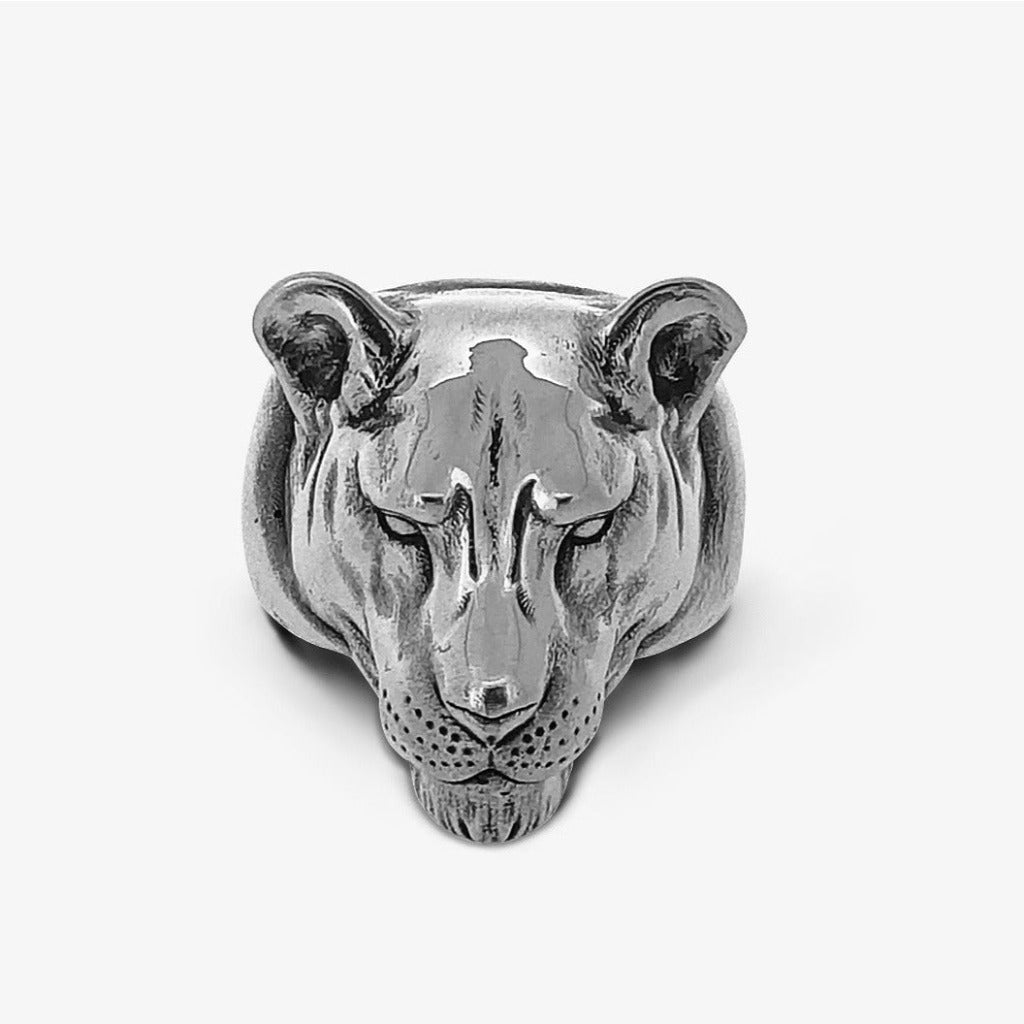 Anello Leonessa Grande Argento